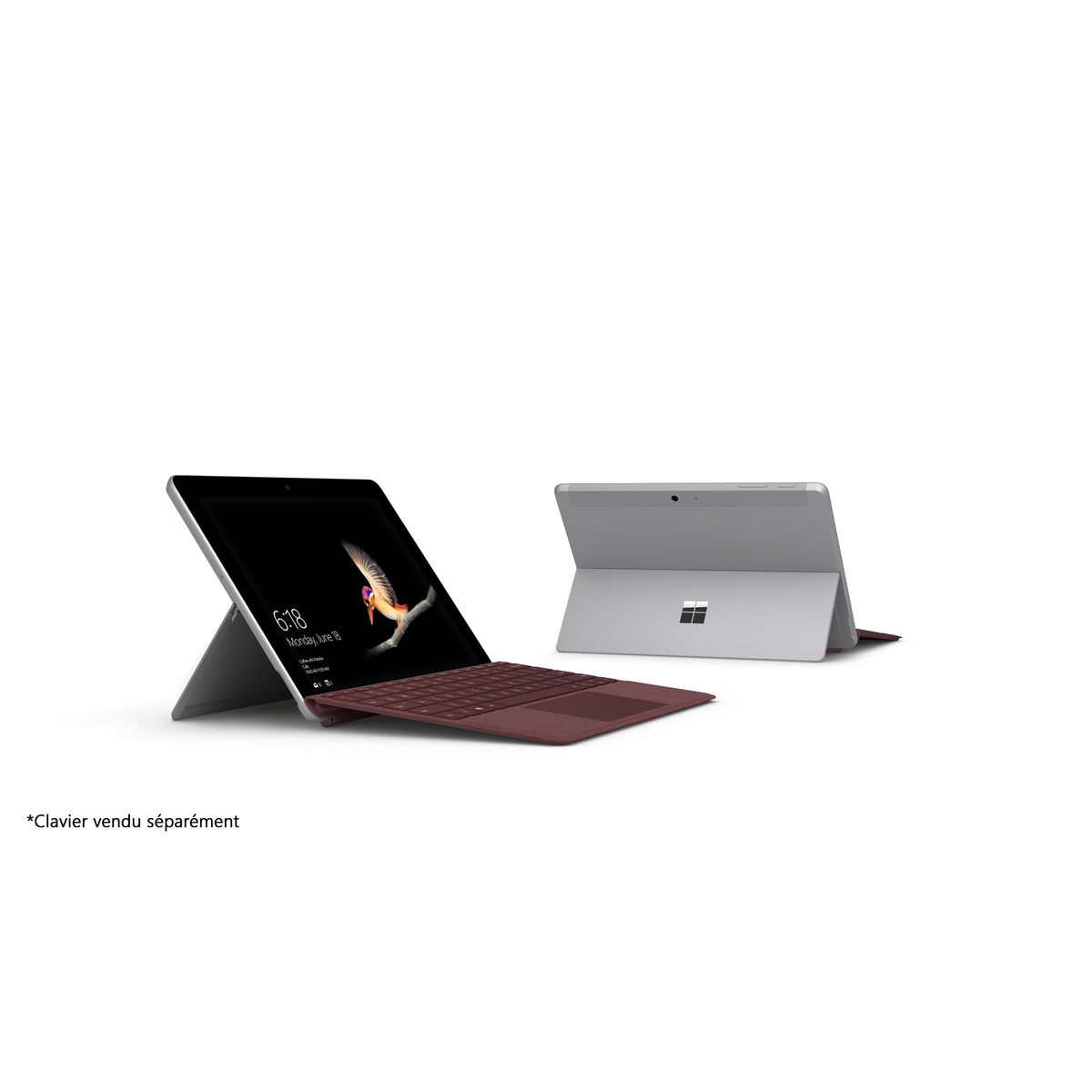 MICROSOFT PC Hybride Surface Go 128 Go - Noir / Gris