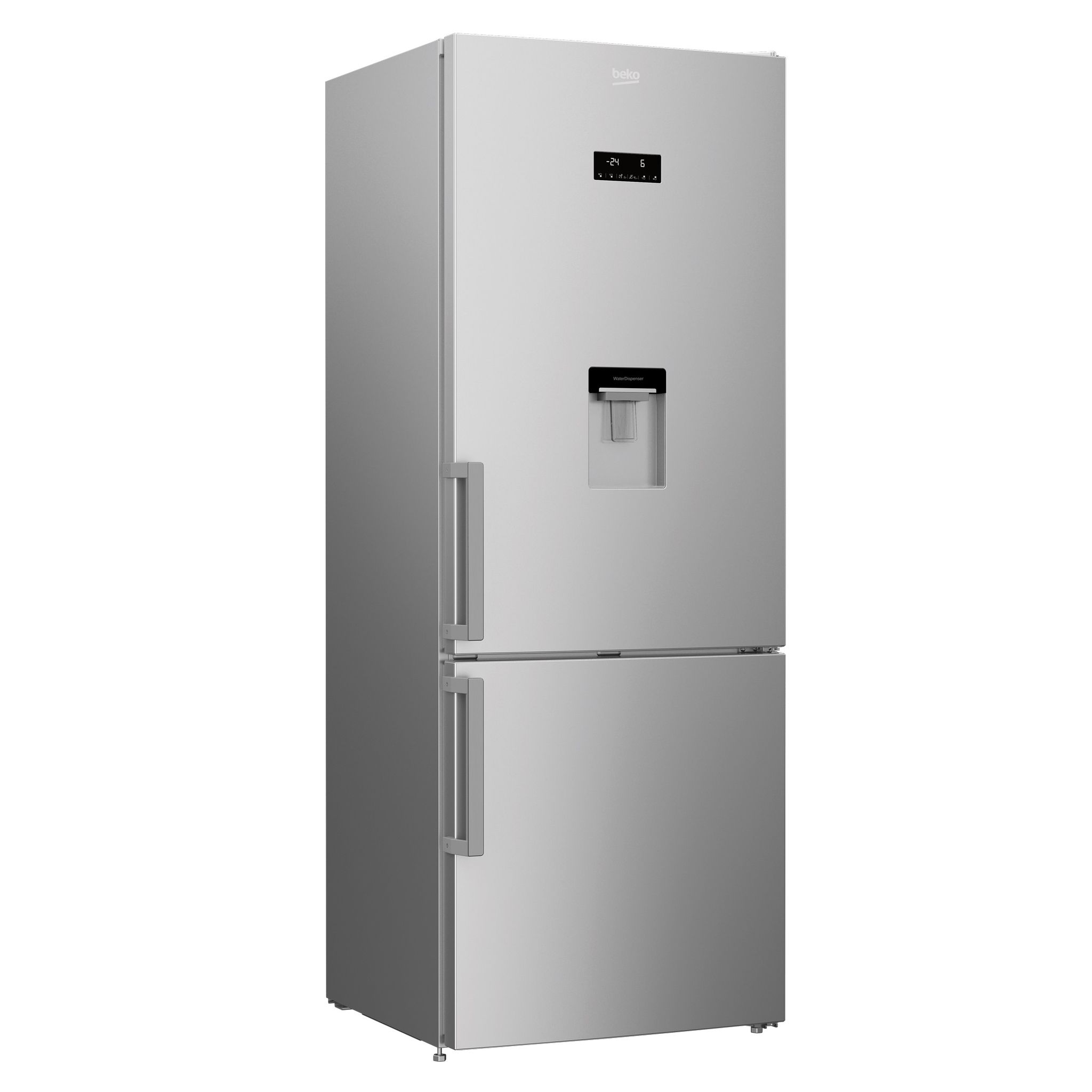 Voir la diapositive 2 : BEKO Réfrigérateur congélateur combiné RCNE520E21DS, 450 L, Froid ventilé