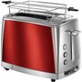 RUSSELL HOBBS Toaster Luna 23220-56 - Rouge solaire/inox