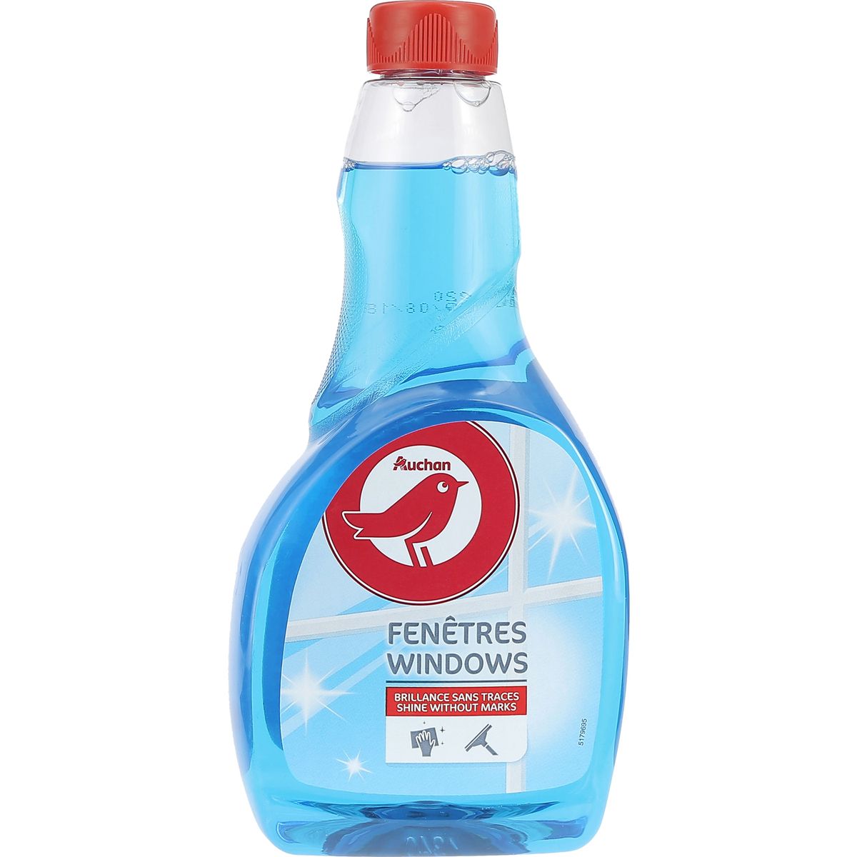 AUCHAN Recharge spray nettoyant pour vitres 500ml
