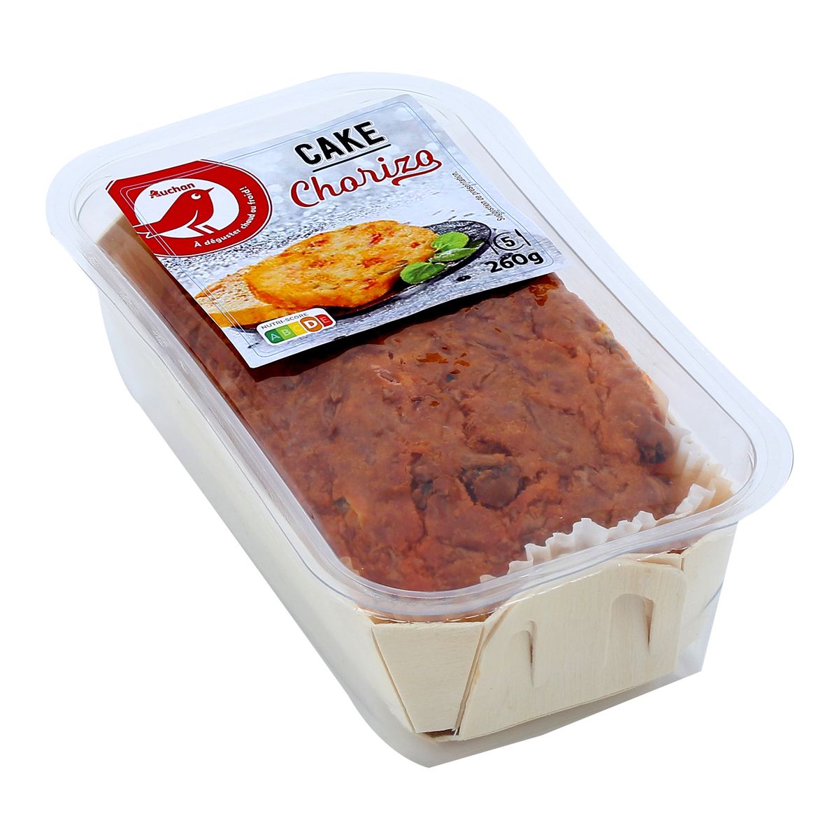 AUCHAN Auchan cake au chorizo 260g