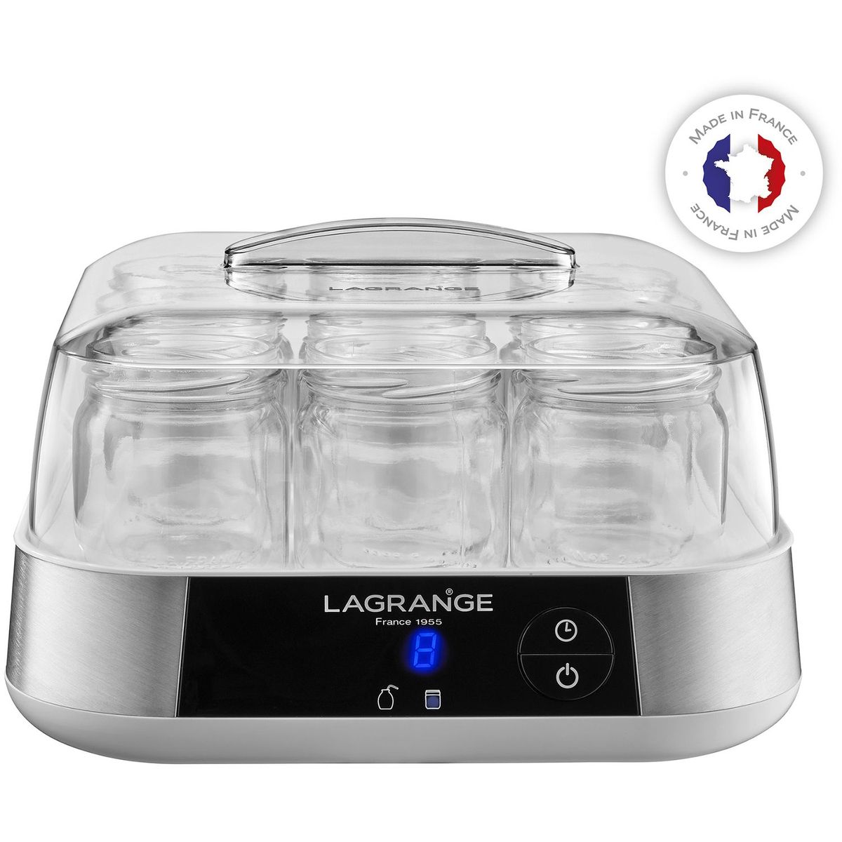 LAGRANGE Yaourtière "Ligne" 9 pots - 459001