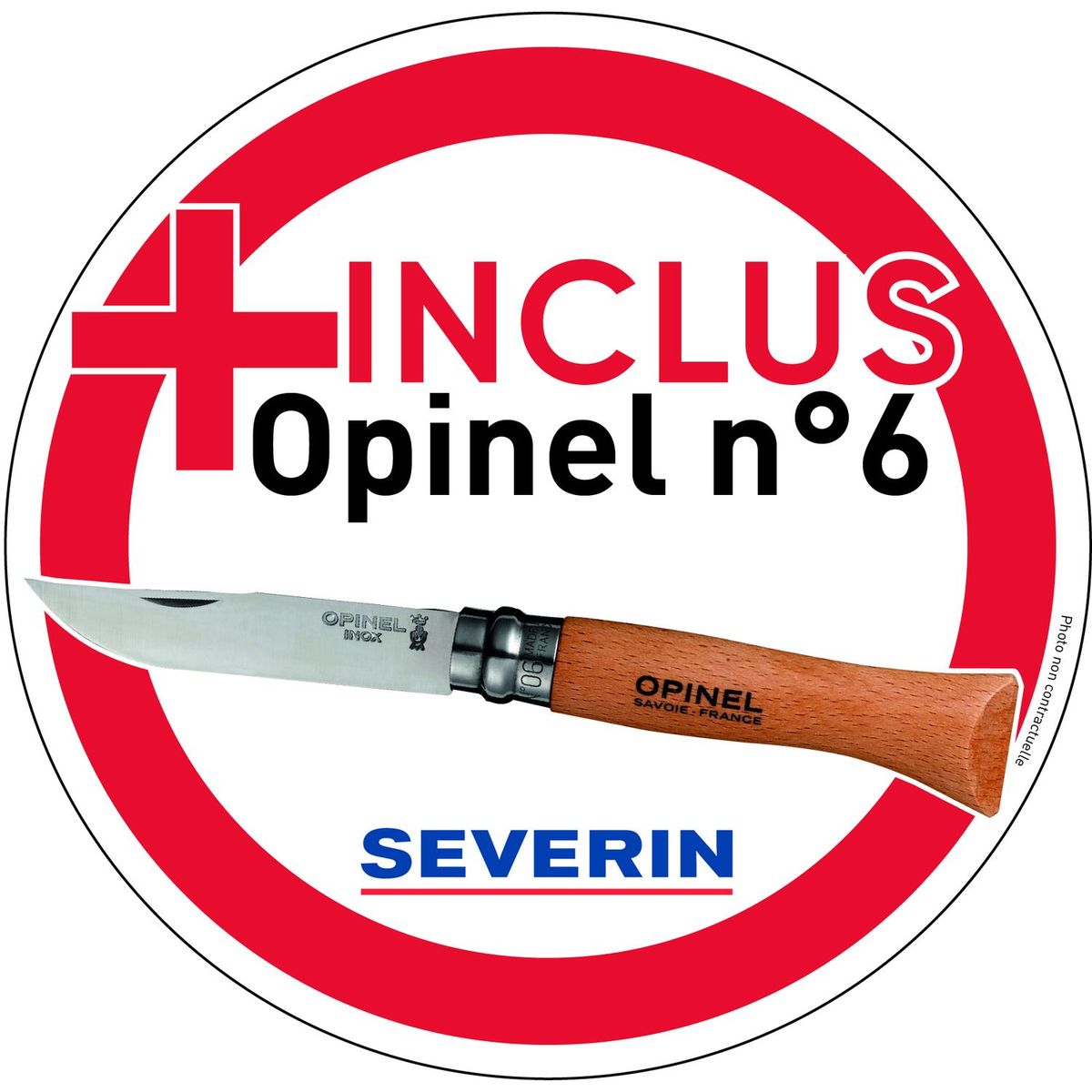 SEVERIN Gril barbecue électrique de table PG 8549 + couteau OPINEL n°6
