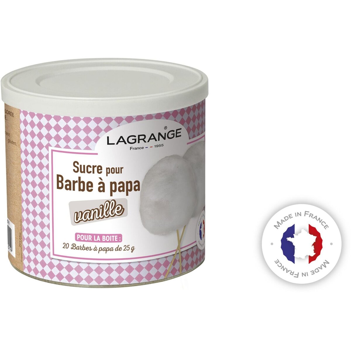 LAGRANGE Sucre pour Barbe à Papa parfum Vanille - 380006