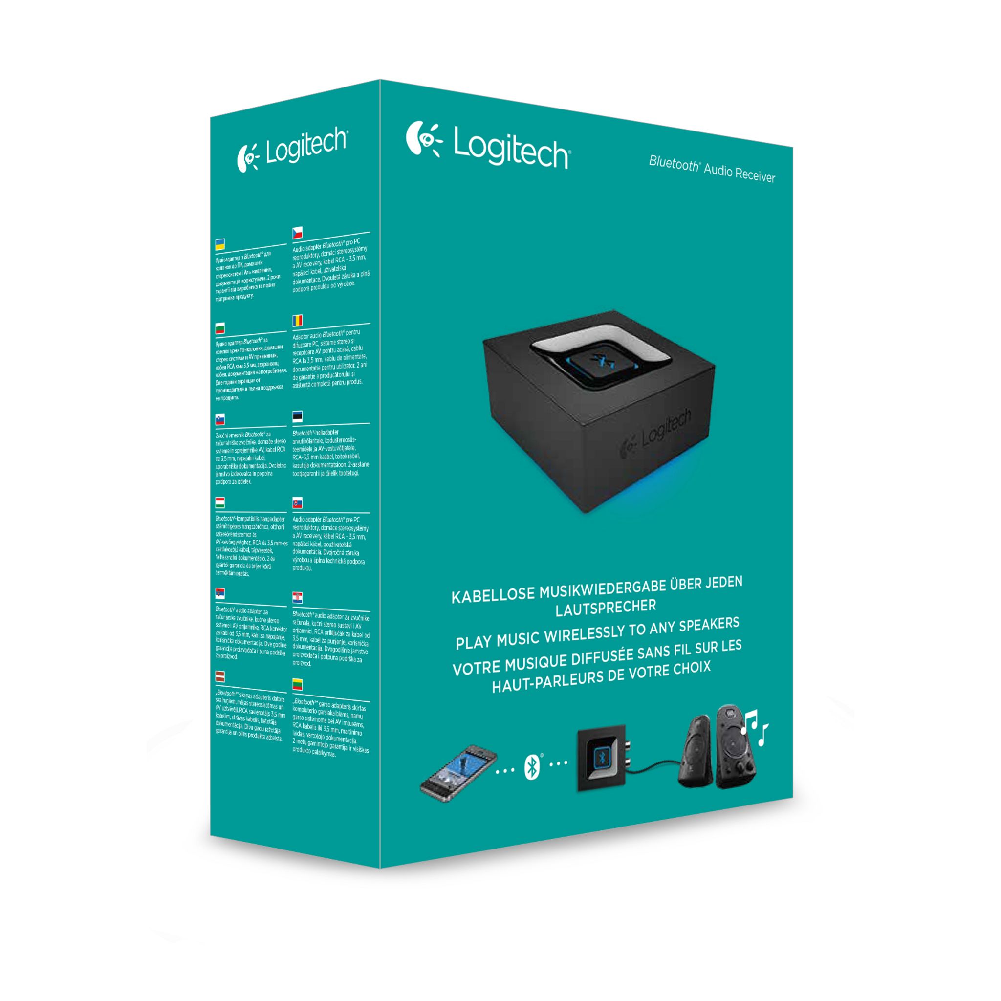 Voir la diapositive 13 : LOGITECH Adaptateur Audio Bluetooth