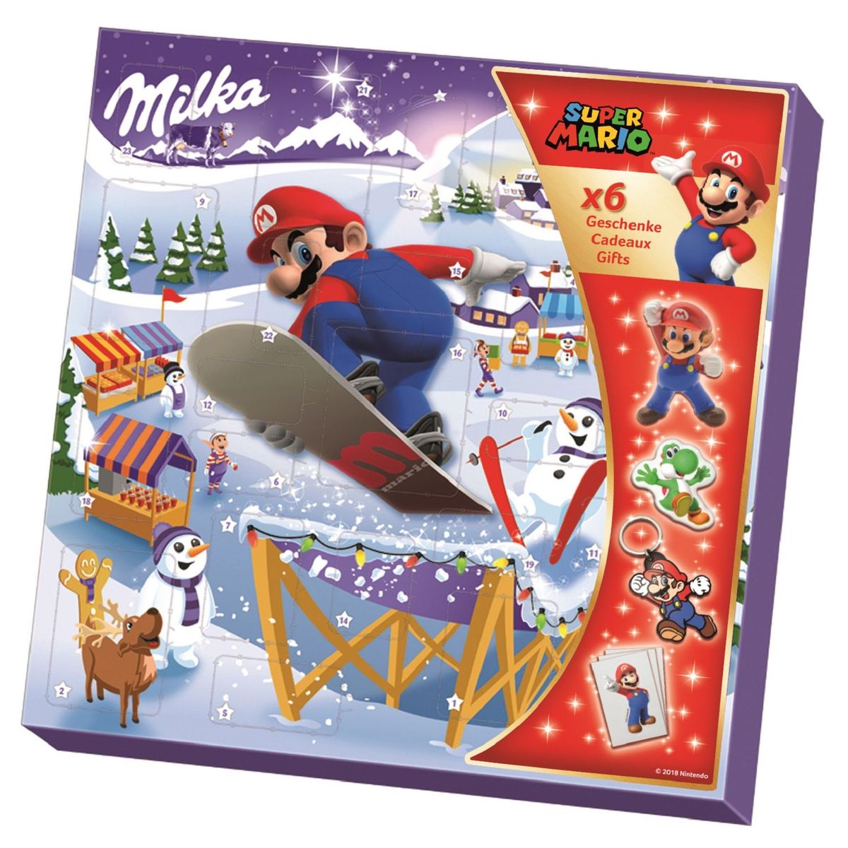 MILKA Milka calendrier de l'Avent  Mario -148g