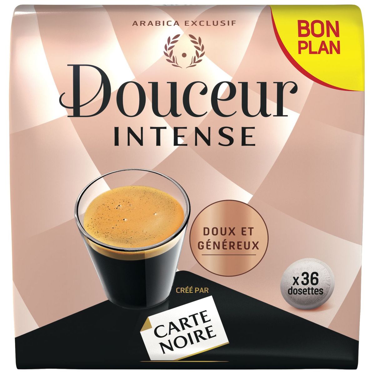 CARTE NOIRE CARTE NOIRE CAFE DOSETTES 250G N3 DOUCEUR INT 36DOS