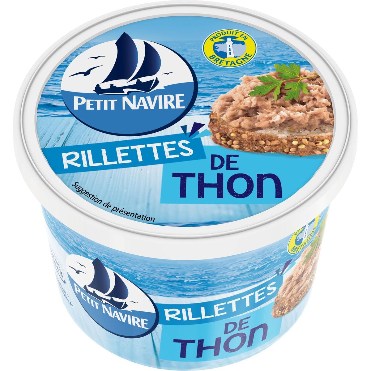 PETIT NAVIRE Petit Navire rillettes de thon maxi format 220g