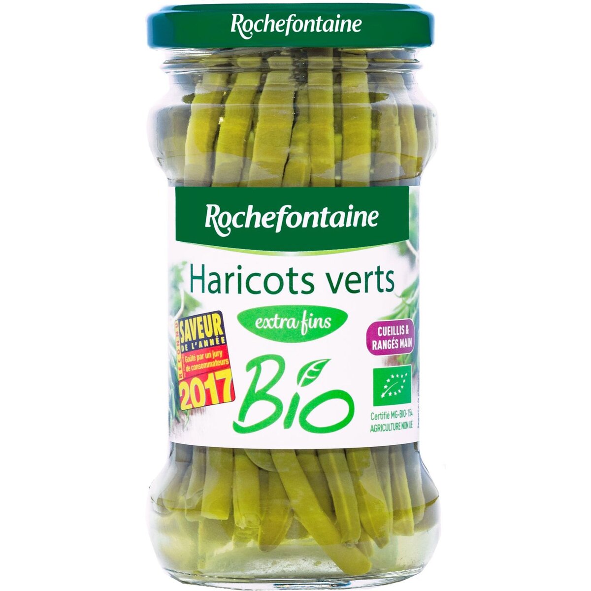 ROCHEFONTAINE Rochefontaine haricots verts extra fins bio 110g 110g