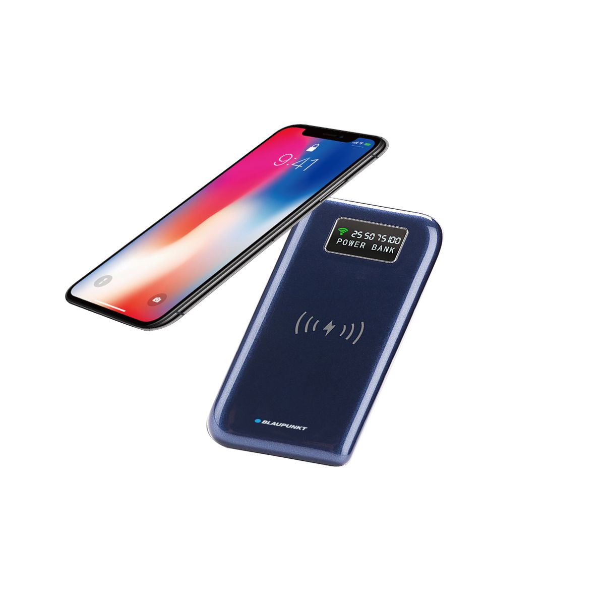 BLAUPUNKT Batterie de secours induction - 8000 mAh - Bleu