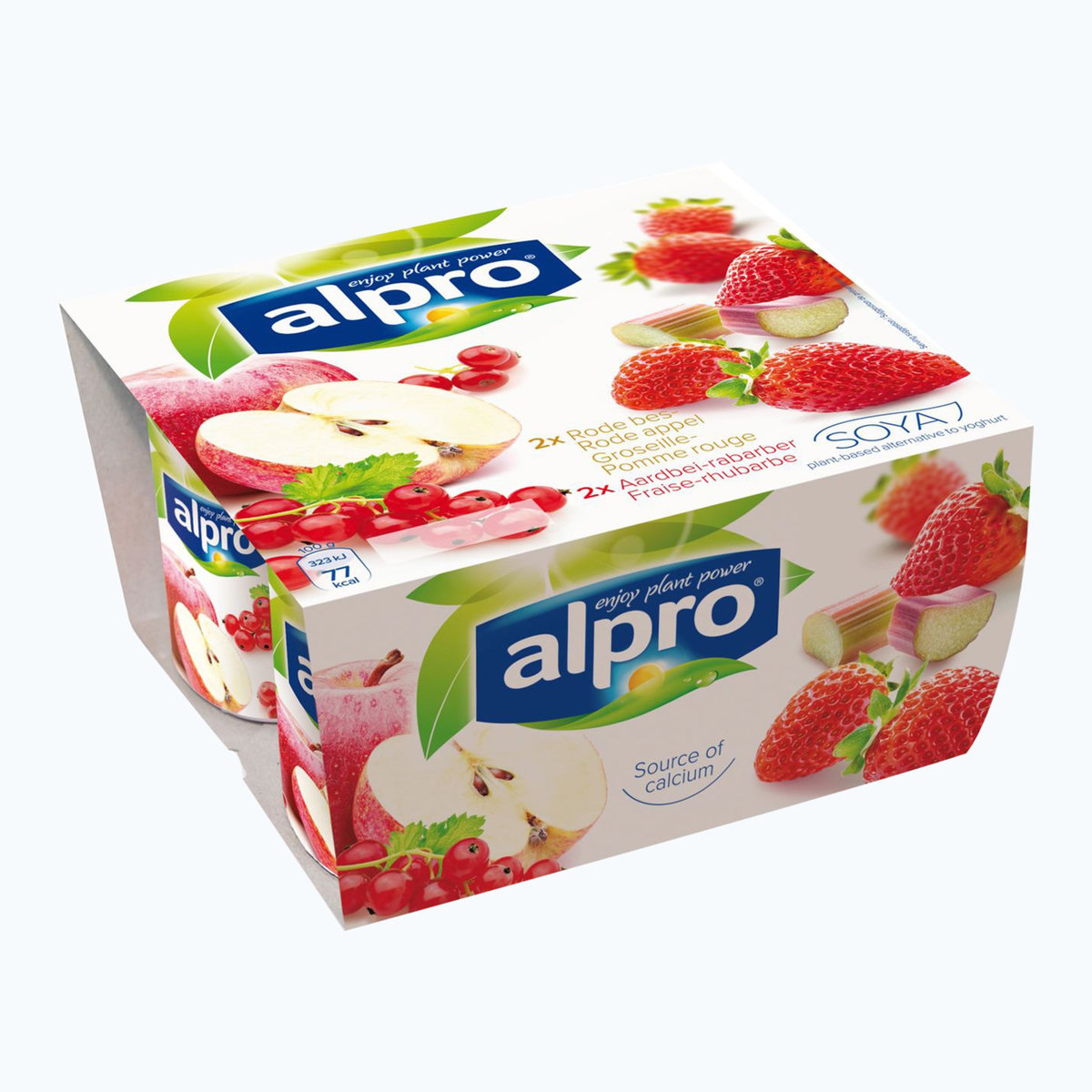 alpro-alpro-soja-fraise-rhubarbe-pomme-x4-500g-pas-cher-auchan-fr
