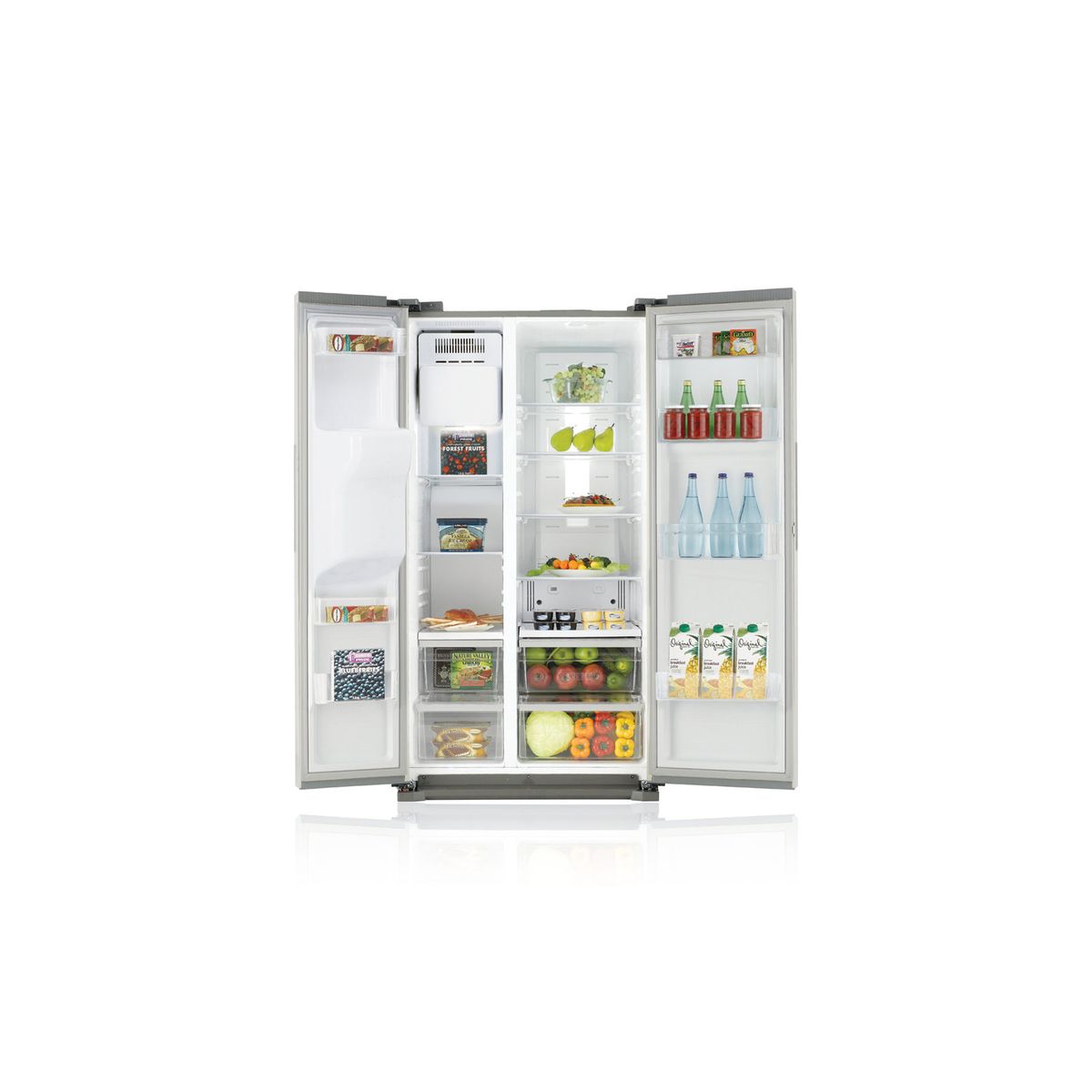 SAMSUNG Réfrigérateur Américain RS7568BHCSP, 532 Litres, Froid No Frost