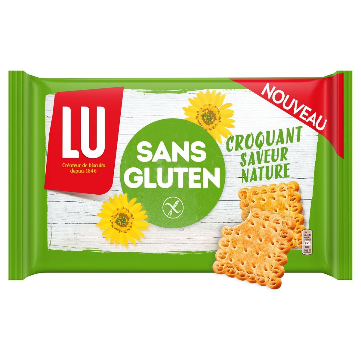 LU Lu biscuit nature sans gluten 200g