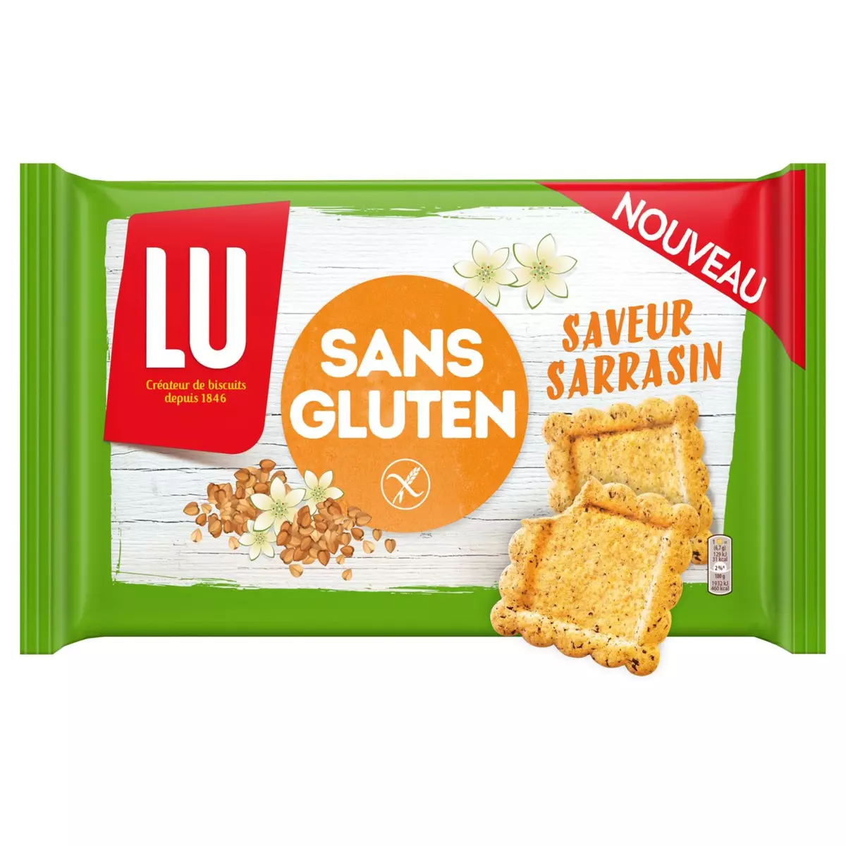 LU Lu biscuit sarrasin sans gluten 240g