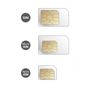 Voir la diapositive 2 : MOXIE Adaptateur pour carte SIM -  Micro SIM - Nano SIM - Epingle d'éjection tiroir