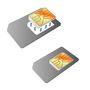 Voir la diapositive 3 : MOXIE Adaptateur pour carte SIM -  Micro SIM - Nano SIM - Epingle d'éjection tiroir