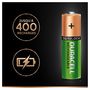 Voir la diapositive 4 : DURACELL Duracell accu 4 piles AA 1300mah
