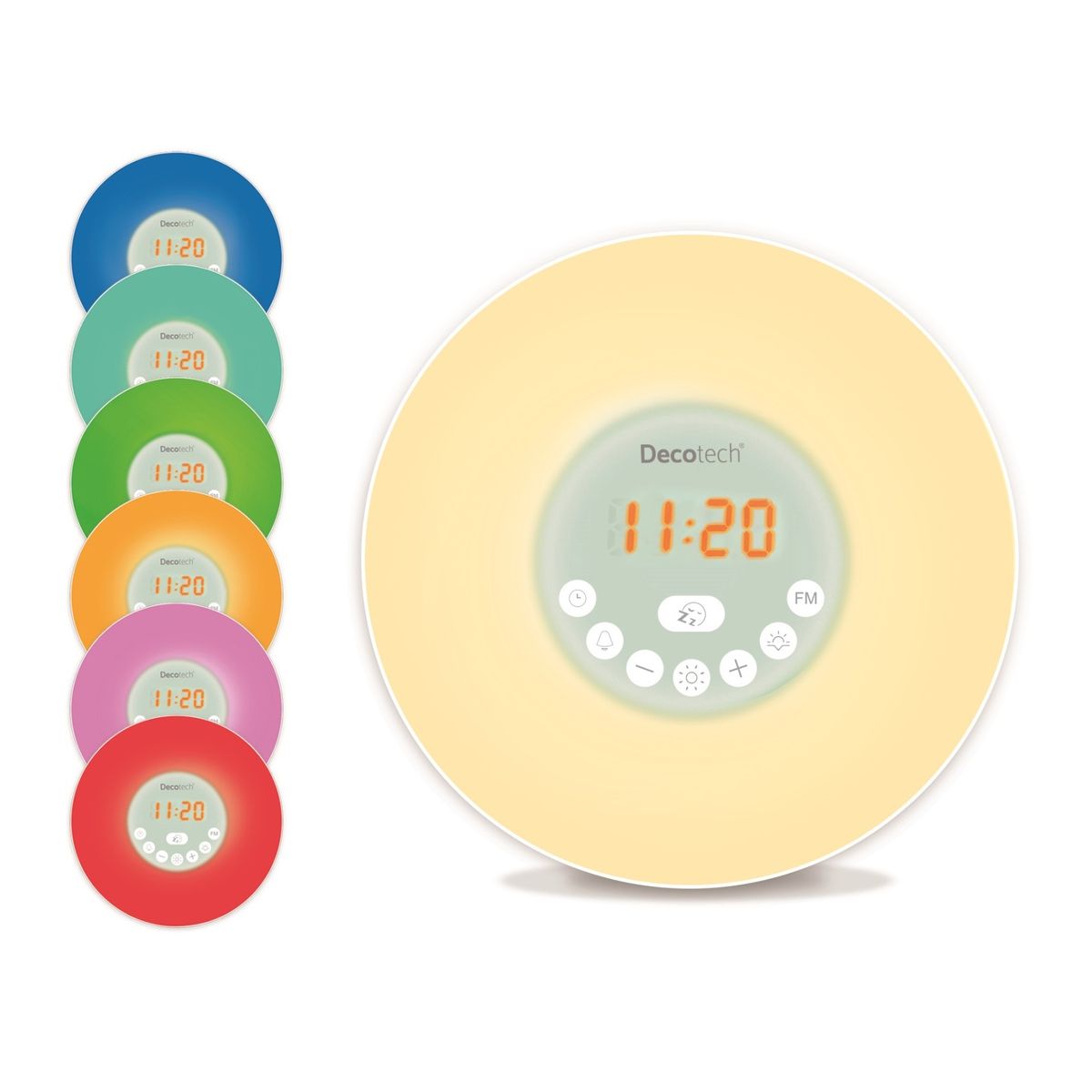 LEXIBOOK Radio-réveil Simulateur d'Aube Couleur - RL998