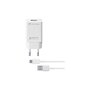 CELLULARLINE Chargeur secteur USB - ACHSMKIT 15 WTYCW - Blanc