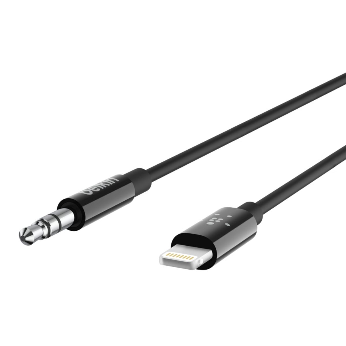 BELKIN Câble - Jack 3.5 mm vers Lightning - Noir - Mâle/mâle - 0,9 mètre
