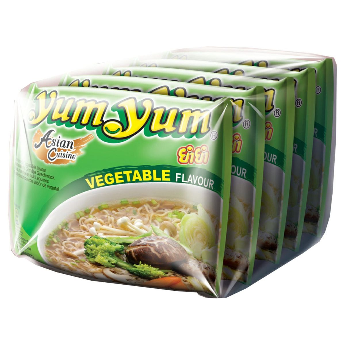 YUM YUM Yum Yum nouilles instantanées saveur légumes 5x60g