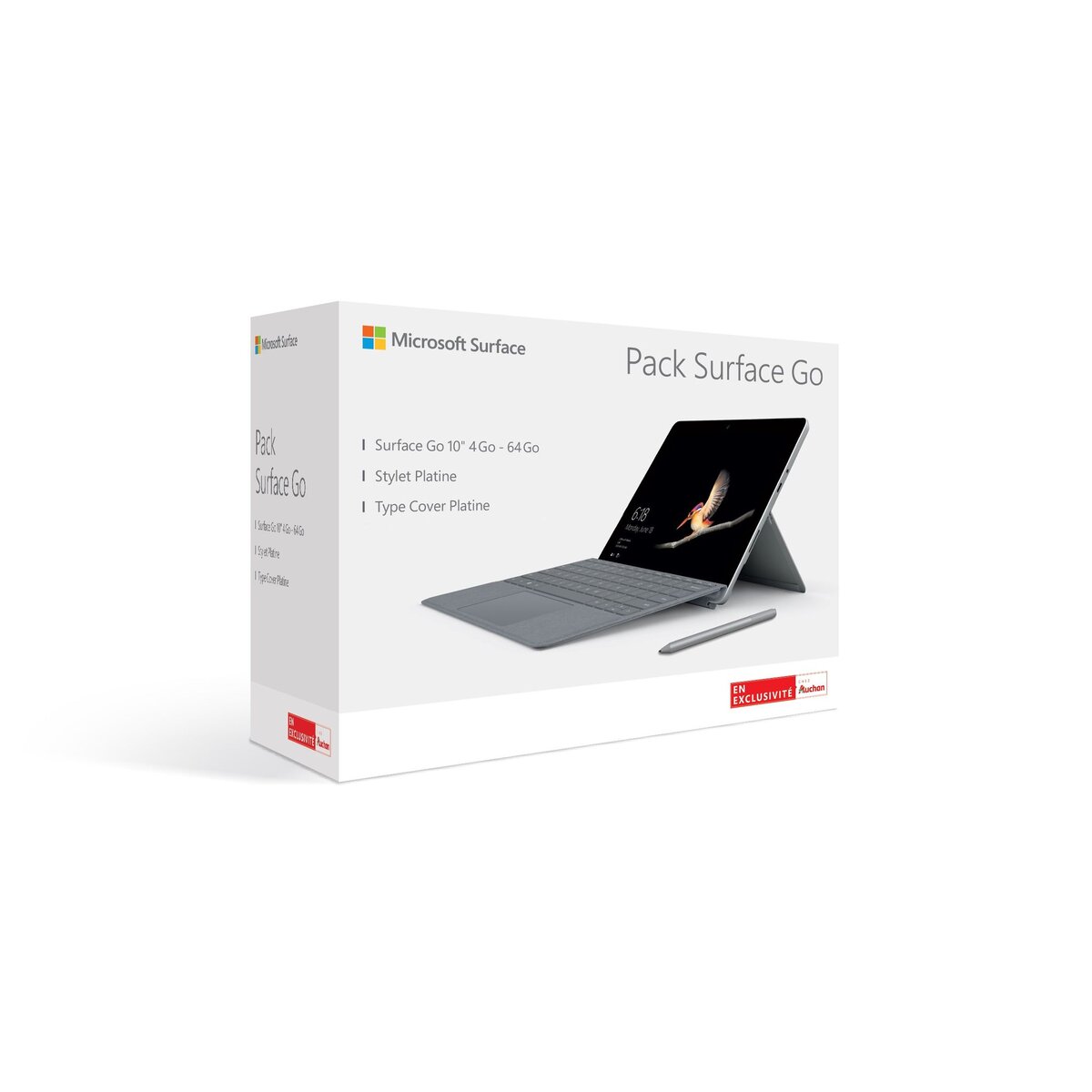 MICROSOFT Pack Ordinateur portable Surface GO - 64 Go - Noir Gris - INCLUS STYLET & CLAVIER