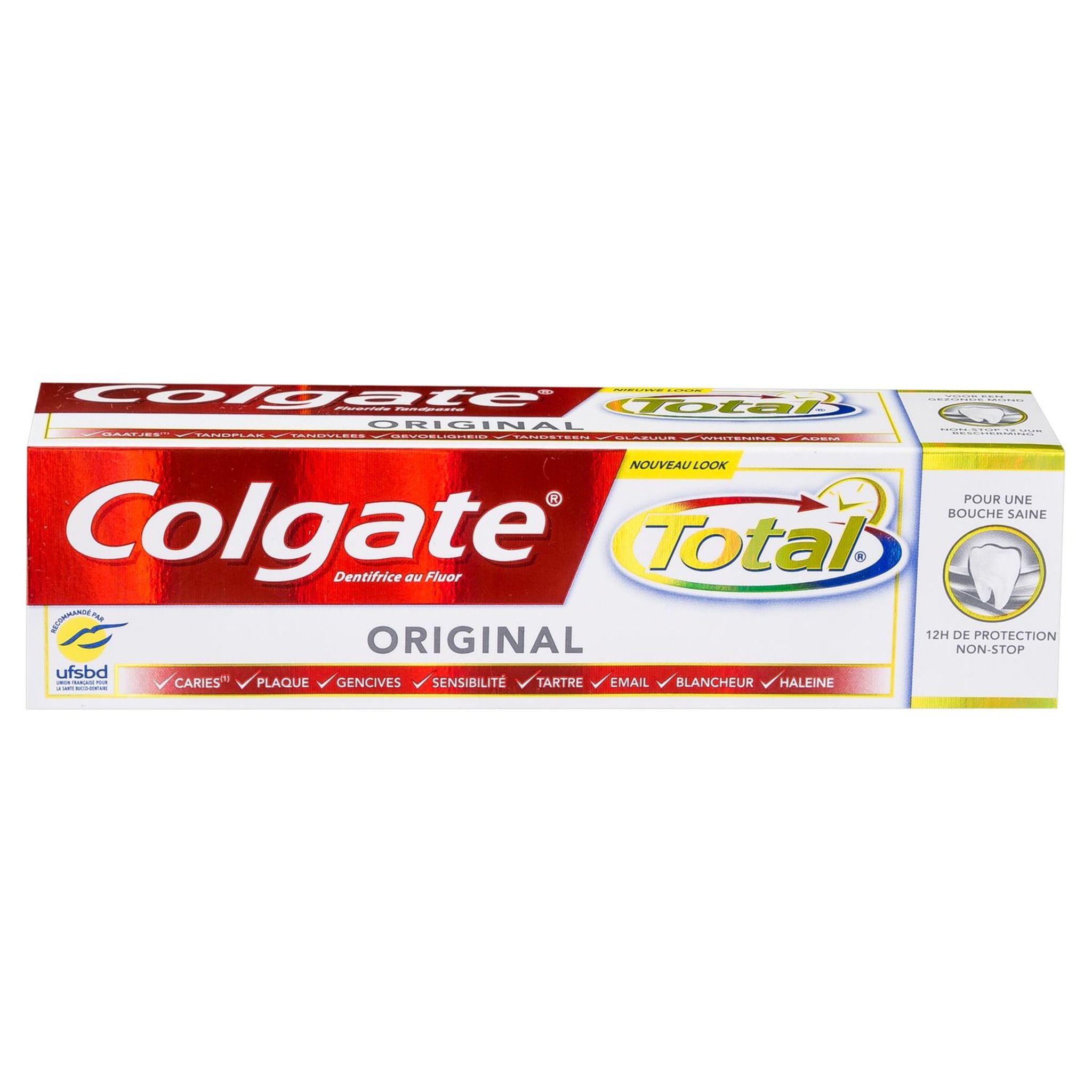 Voir la diapositive 1 : COLGATE Colgate dentifrice total original tube 75ml