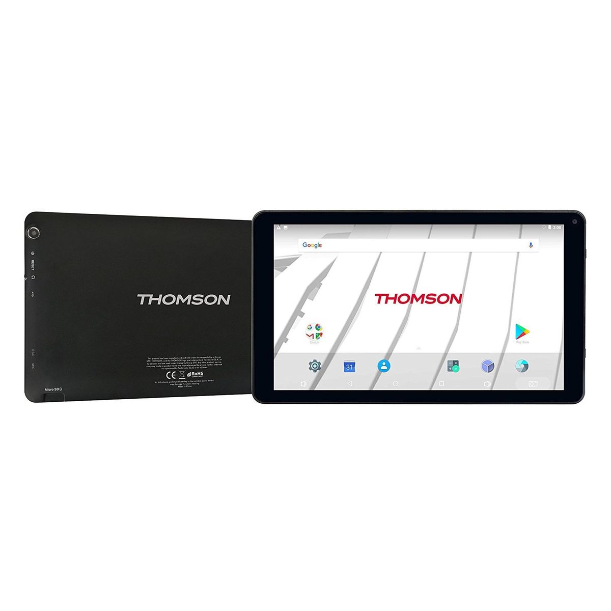 THOMSON Tablette tactile TEO10-RK1BK32 - 10 pouces - 32Go - Noir