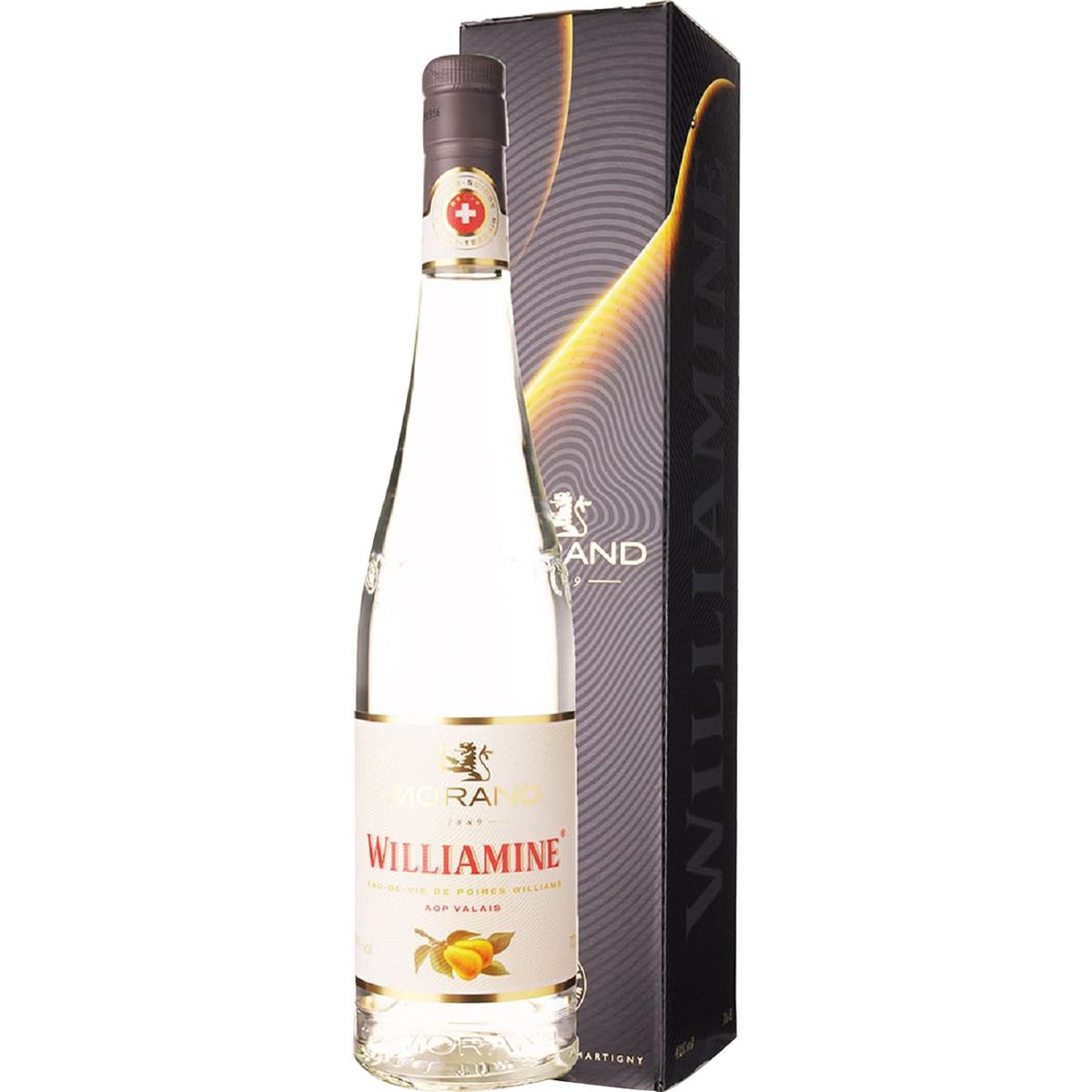 MORAND Liqueur Williamine à base de poire Williams 43% avec étui 70cl