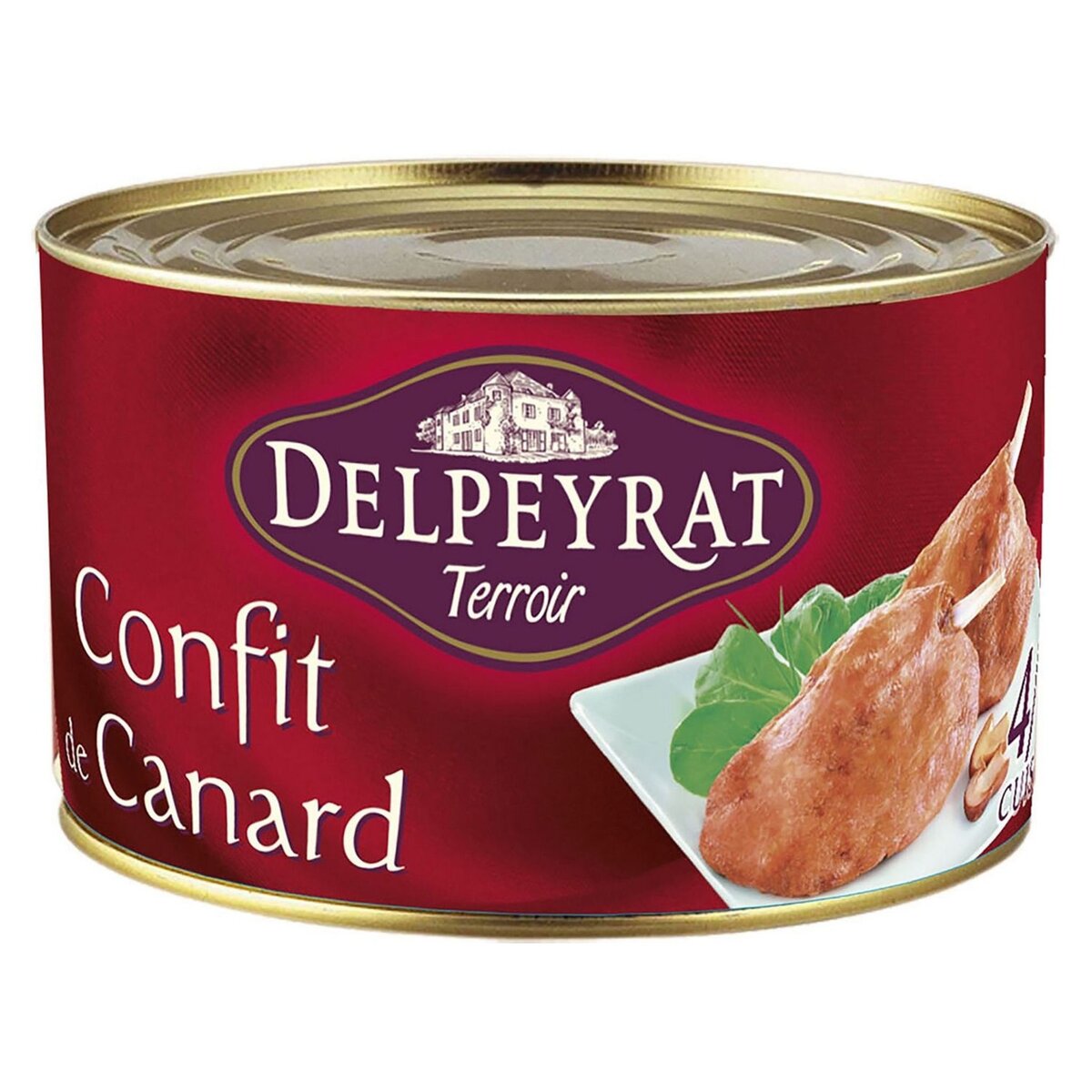 DELPEYRAT Delpeyrat confit de canard 4/5cuisses 1,350kg