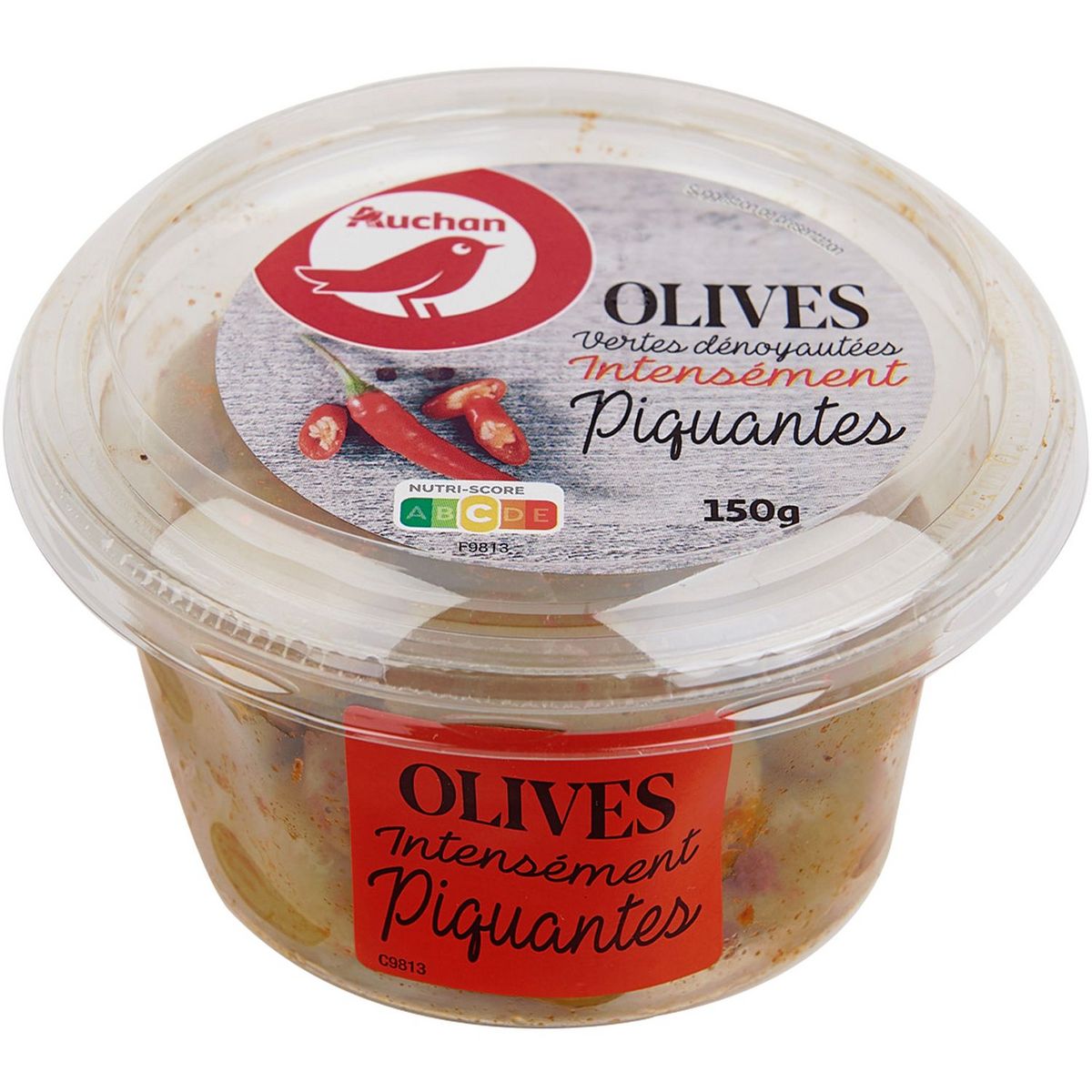 AUCHAN Auchan olive verte spicy 150g