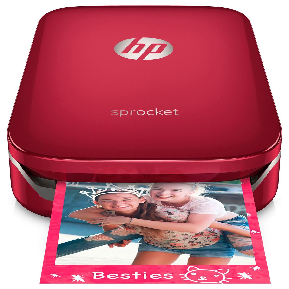 HP Imprimante photo portable Sprocket Rouge
