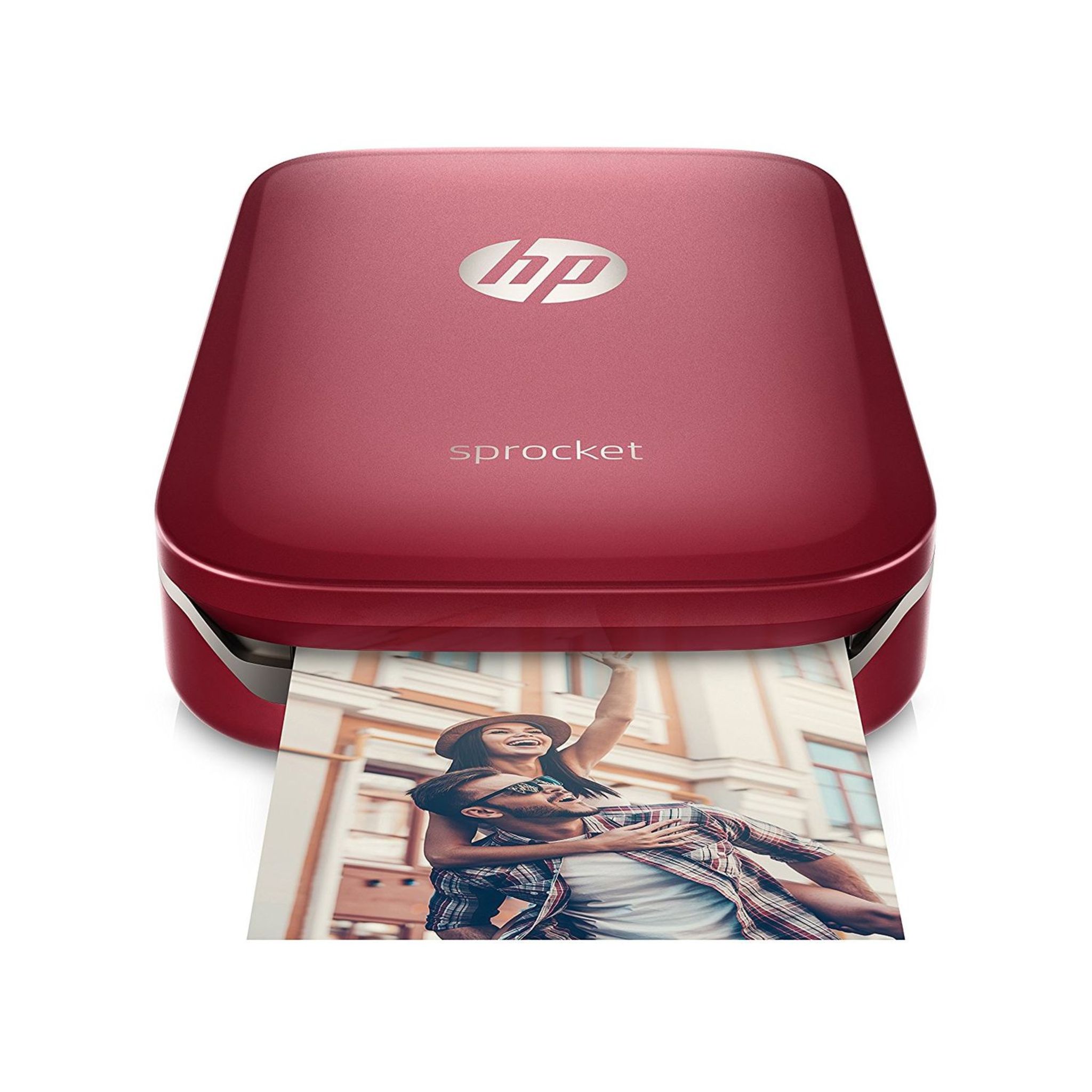 Voir la diapositive 9 : HP Imprimante photo portable Sprocket Rouge