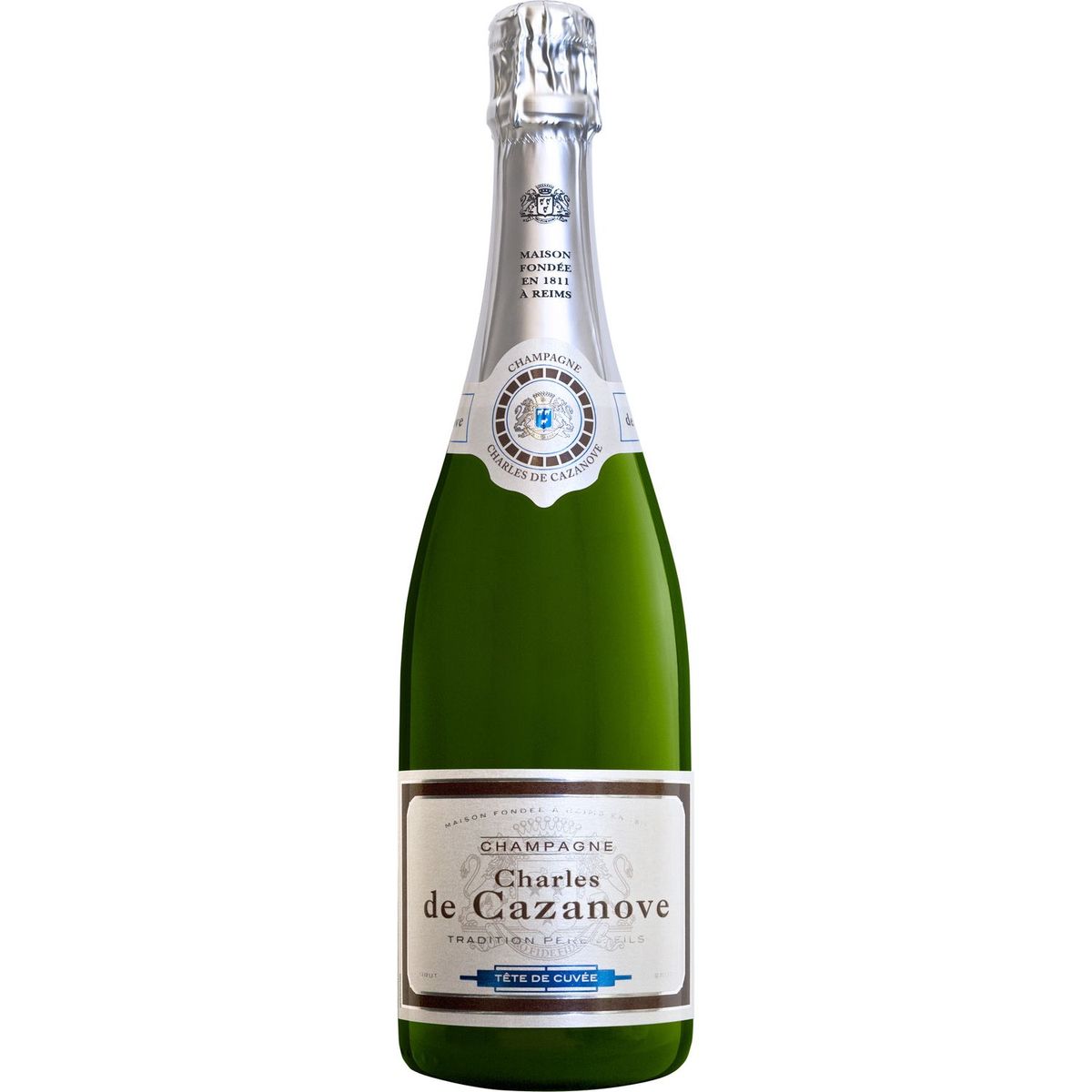 CHARLES DE CAZANOVE AOP Champagne brut tradition 75cl