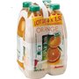 AUCHAN Auchan Pur jus d'orange sans pulpe 4x1,5l 4x1,5l
