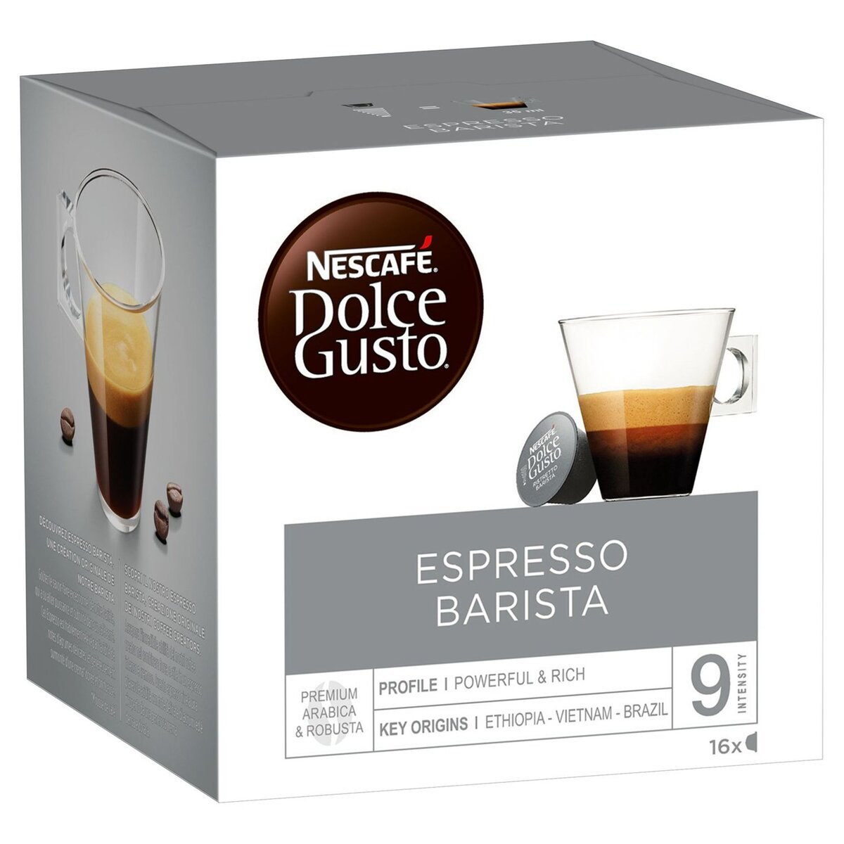 NESCAFE Nescafé espresso barista dolce gusto capsule x16 -120g