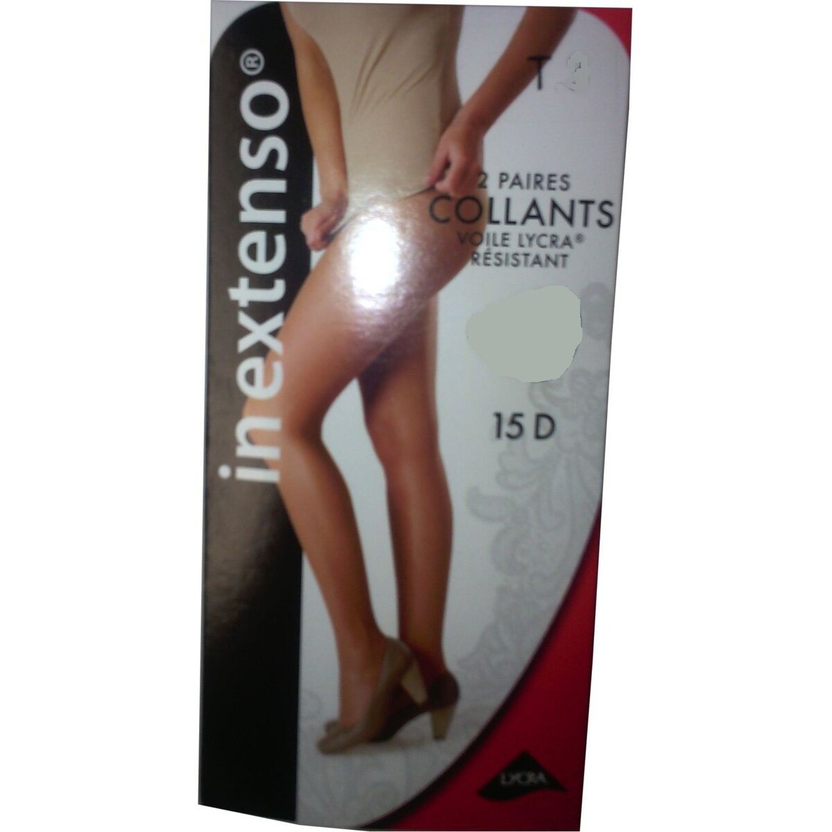 IN EXTENSO In Extenso duo collant voile lycra miel 15D taille 4