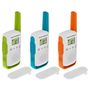 Voir la diapositive 1 : MOTOROLA Talkie -Walkie T42 Trio - Orange Bleu et Vert