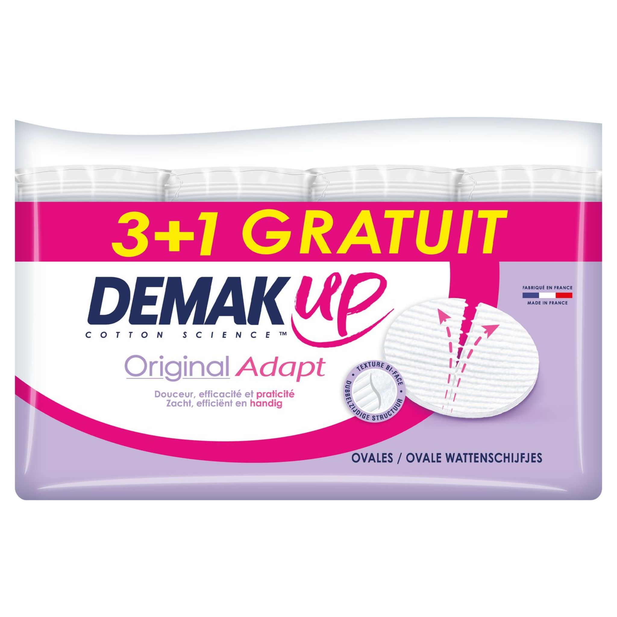 Voir la diapositive 2 : DEMAK'UP Demak'Up coton ovales adapt 4x50