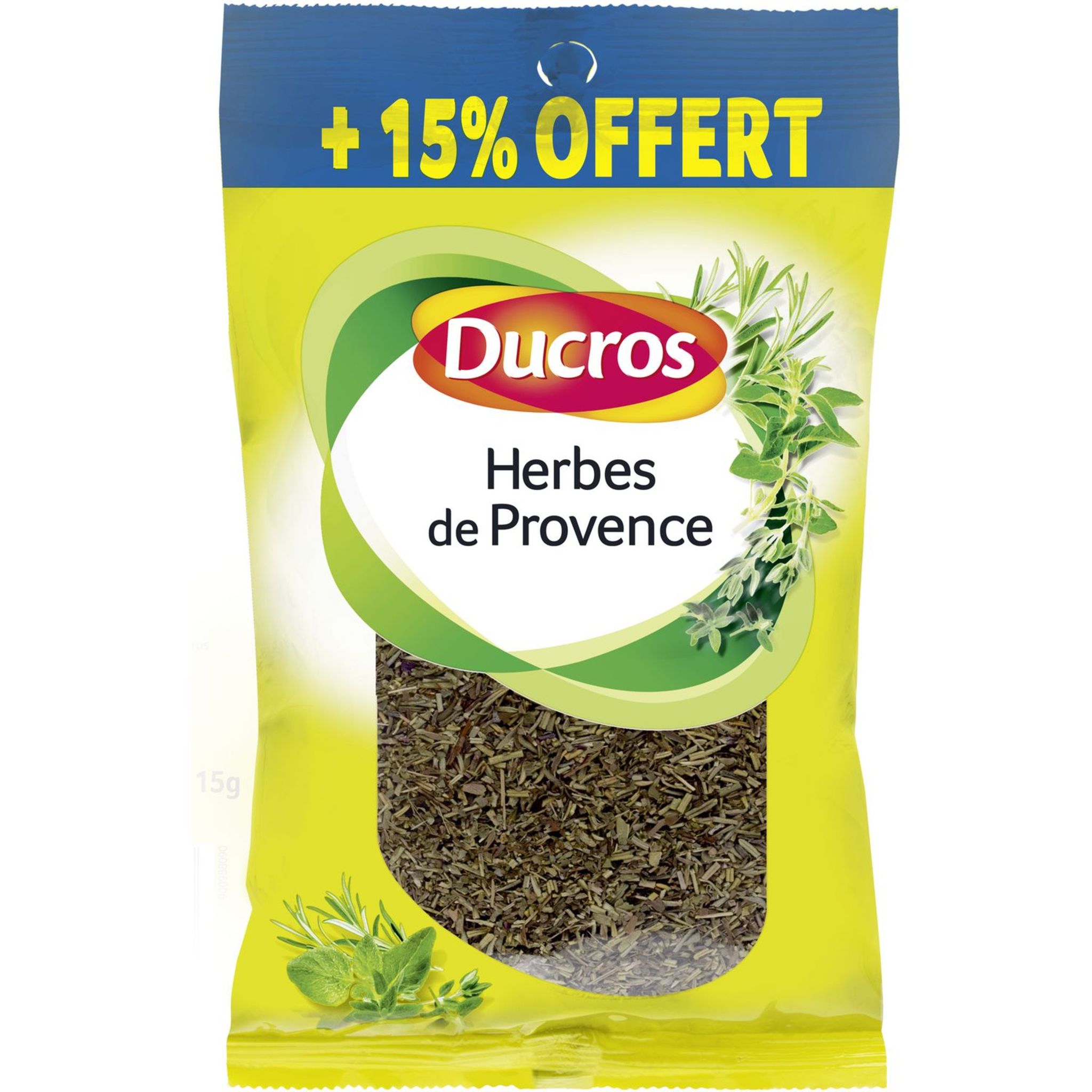 DUCROS Ducros Herbes de Provence en sachet + 15% offerts 115g 115g