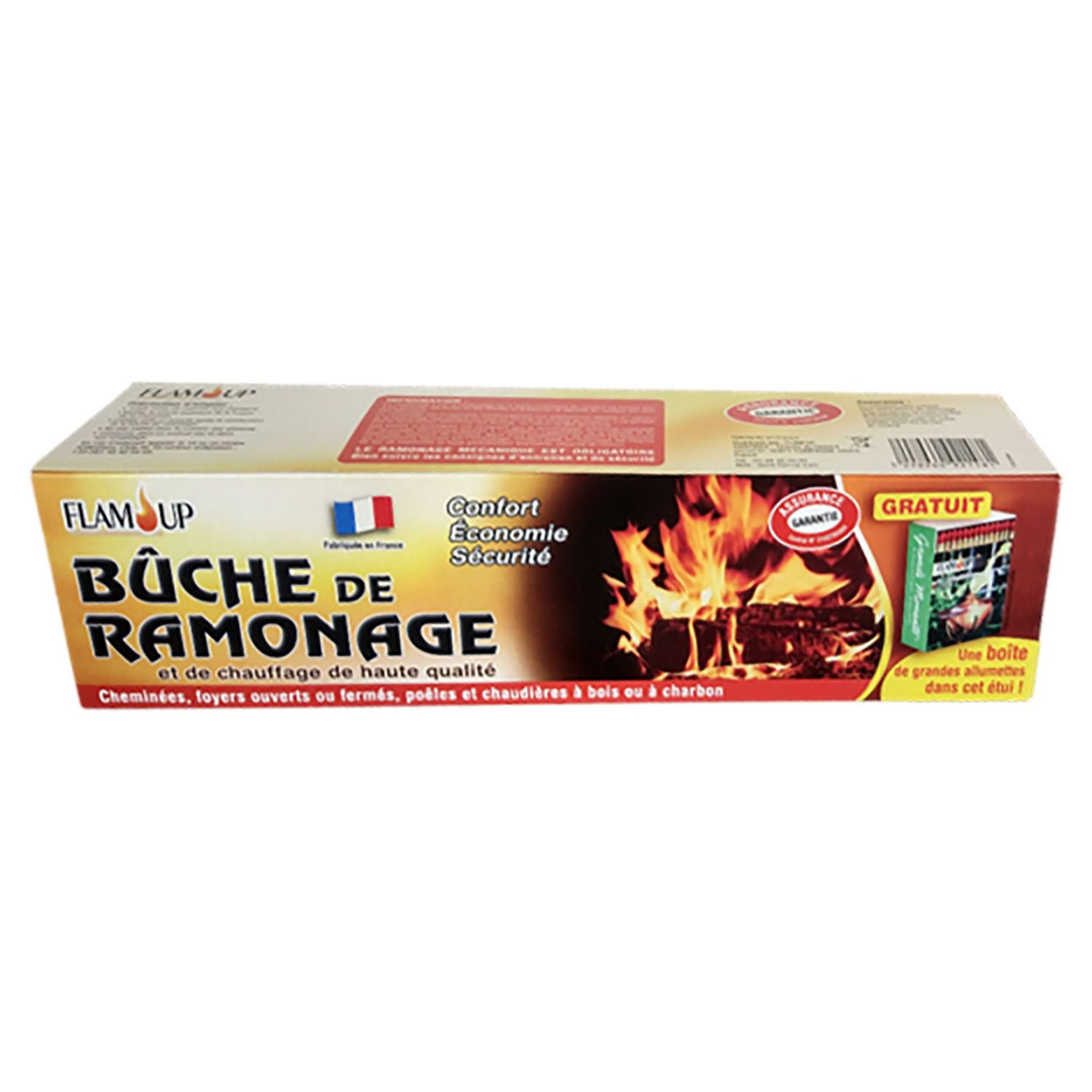 FLAM'UP Bûche de ramonage 1 bûche pas cher Auchan.fr — free download