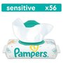 PAMPERS Pampers Sensitive lingettes nettoyantes pour bébé x56 56 lingettes