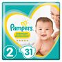 Voir la diapositive 3 : PAMPERS Pampers Premium protection couches taille 2 (4-8&#xa0;kg) x31 31 couches