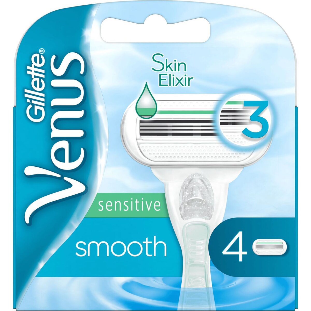 VENUS Recharges lames de rasoir sensitive smooth 4 recharges