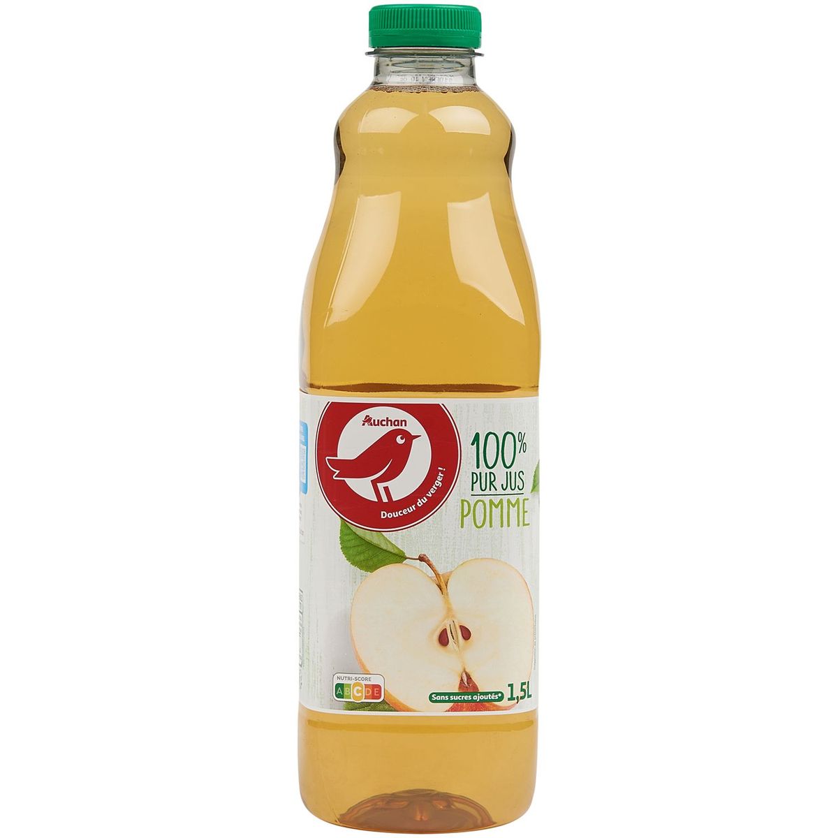 AUCHAN Pur jus de pomme 1,5l