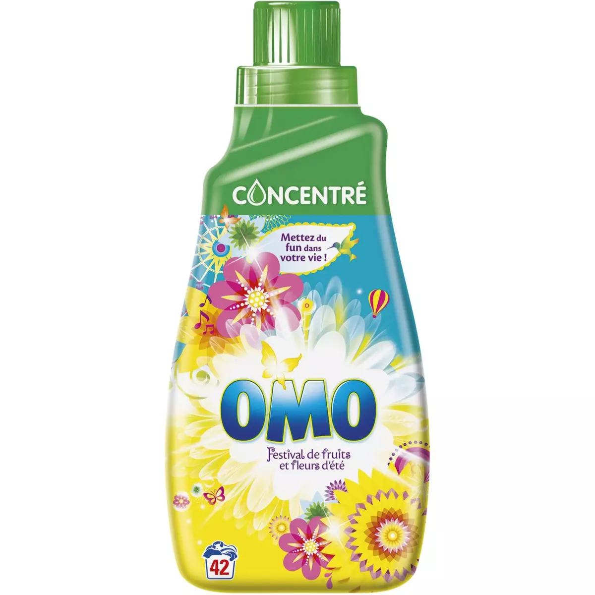 OMO Omo lessive concentrée festival fruits et fleur 42 lavages 1