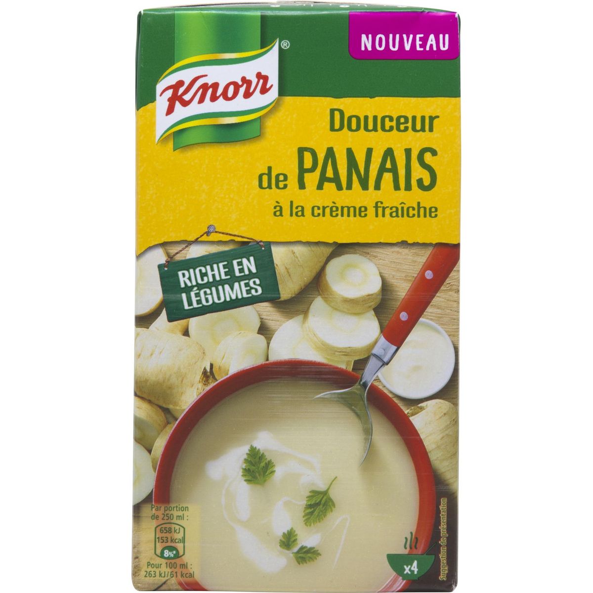 KNORR Knorr soupe de douceur de panais à la crème fraîche 1l