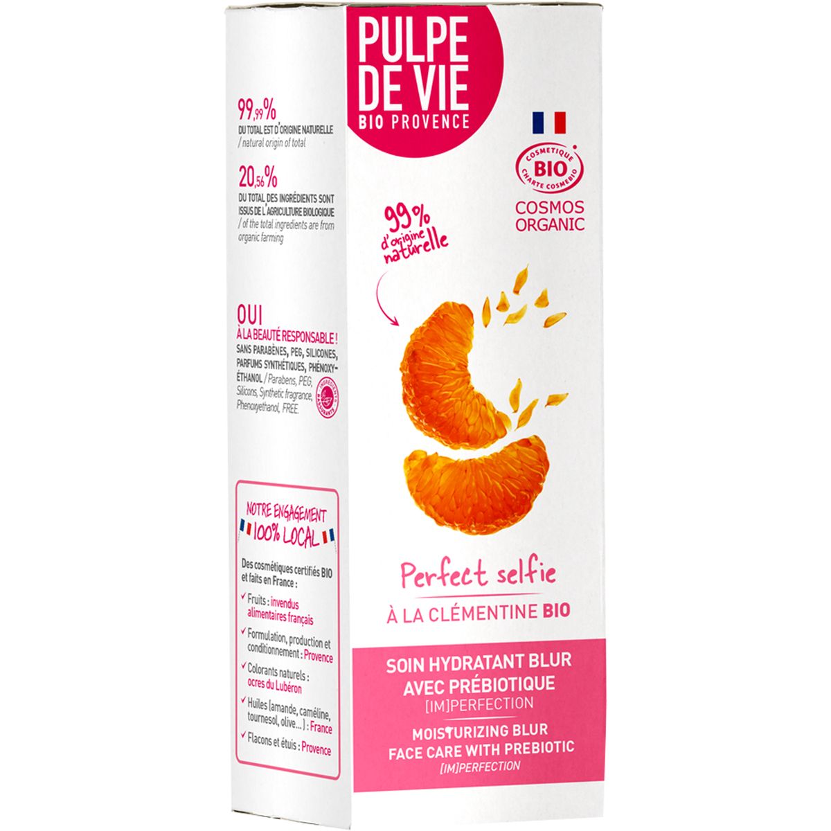 PULPE DE VIE Soin hydratant de jour bio à la clémentine 40ml