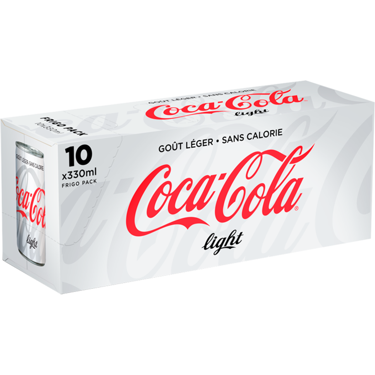 COCA-COLA Coca-Cola light frigo pack canette 10x33cl