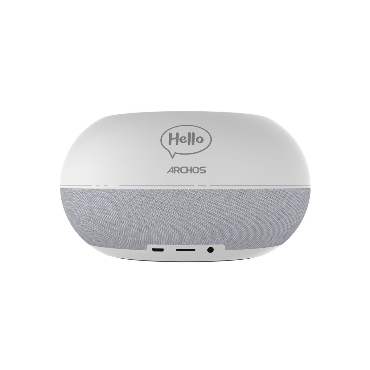 ARCHOS Assistant vocal - Hello 5 - Gris et Bois - Bluetooth - WiFi - USB - Ecran tactile 5" - 16 Go